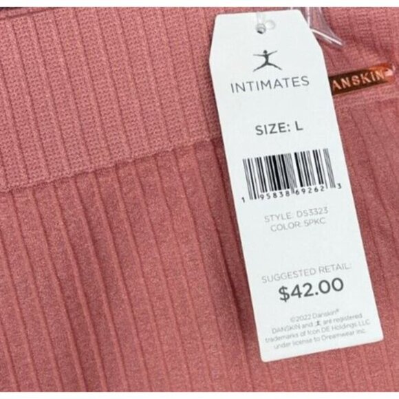 Danskin L Array Of Autumn Colors Ribbed Seamless Mid-Waist Brief Panties-5-Pk - Picture 5 of 5